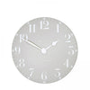 12" Arabic Wall Clock Dove Grey - Distinctly Living