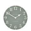 12" Arabic Wall Clock Seagrass - Distinctly Living 