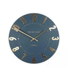 12" Mulberry Wall Clock Midnight Blue - Distinctly Living 