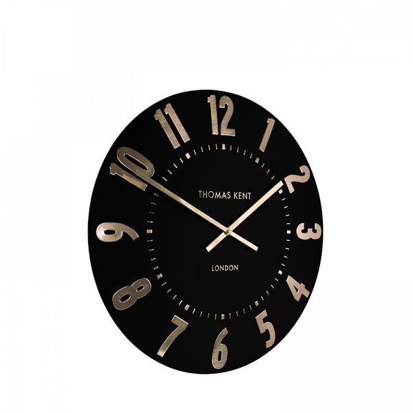 12'' Mulberry Wall Clock Noir - Distinctly Living