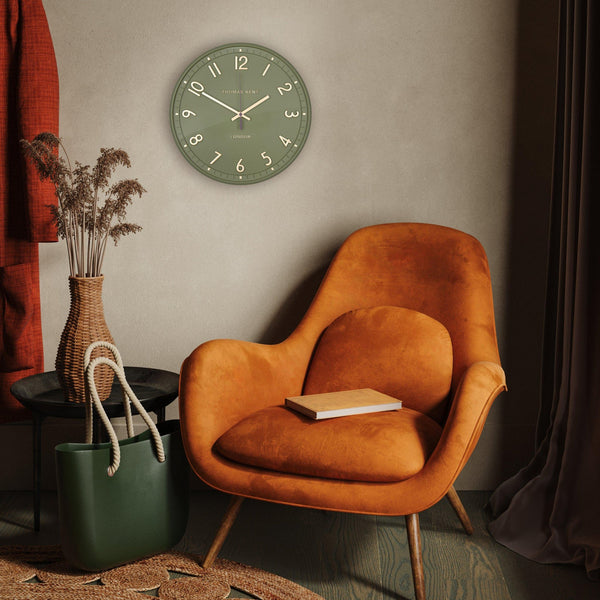 14" Tresco Wall Clock Clover - Distinctly Living