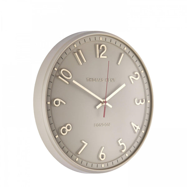 14" Tresco Wall Clock Linen - Distinctly Living