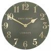 20" Arabic Wall Clock Lichen - Distinctly Living