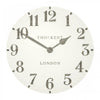 20" Arabic Wall Clock Limestone - Distinctly Living 