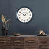 20" Haymarket Wall Clock Denim - Distinctly Living