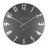 20" Mulberry Wall Clock Graphite Silver - Distinctly Living 