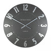 20" Mulberry Wall Clock Graphite Silver - Distinctly Living
