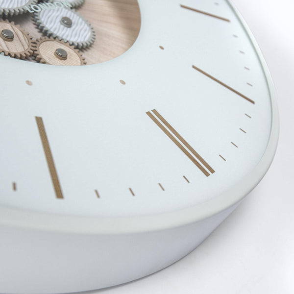 21" Clocksmith Wall Clock Cog Ivory - Distinctly Living