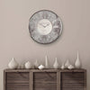 21" Florentine Wall Clock Silvern - Distinctly Living