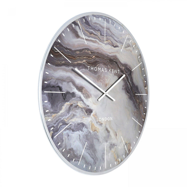 26"" Oyster Large Grand Clock Grand Glacier - Distinctly Living