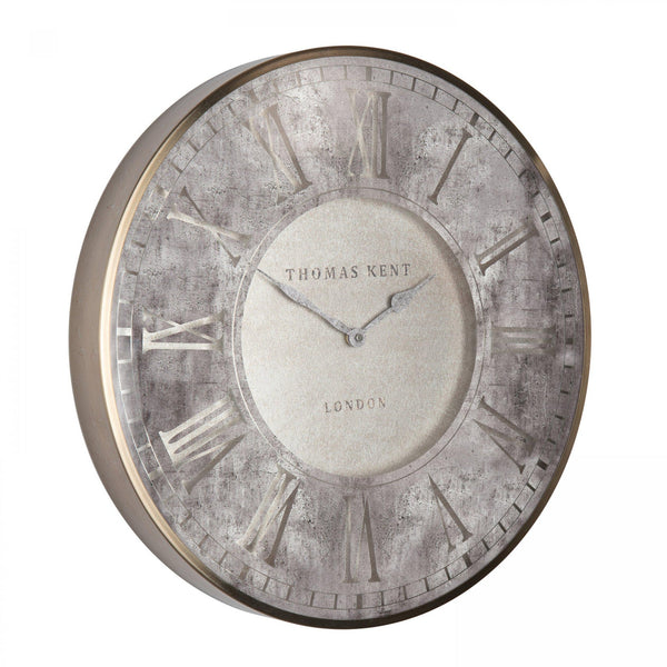 30"" Florentine Grand Clock Silvern - Distinctly Living