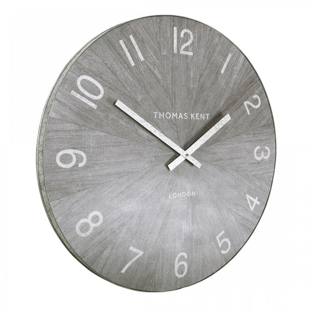 30" Wharf Grand Clock Limestone - Distinctly Living