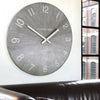 30" Wharf Grand Clock Limestone - Distinctly Living