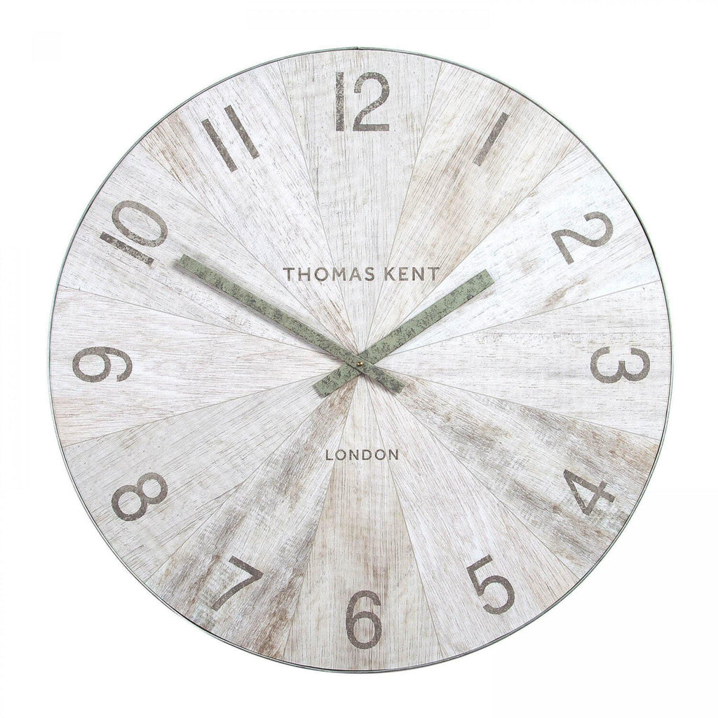 30" Wharf Grand Clock Pickled Oak - Distinctly Living