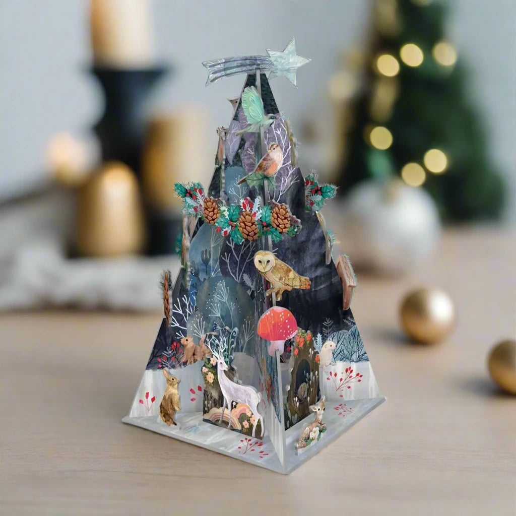 3D Christmas Advent Calendar - Silver Stag - Distinctly Living