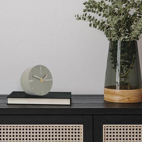 4" Notting Hill Mantel Clock in Moon - Distinctly Living 
