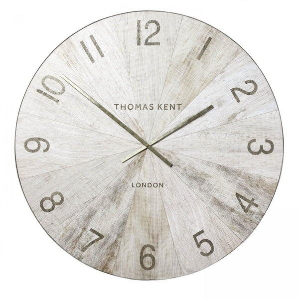 45" Wharf Grand Clock Pickled Oak - Distinctly Living