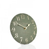 6"" Arabic Mantel Clock Lichen Green - Distinctly Living