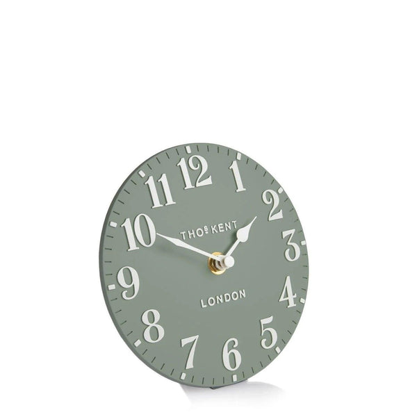 6" Arabic Mantel Clock Seagrass - Distinctly Living 