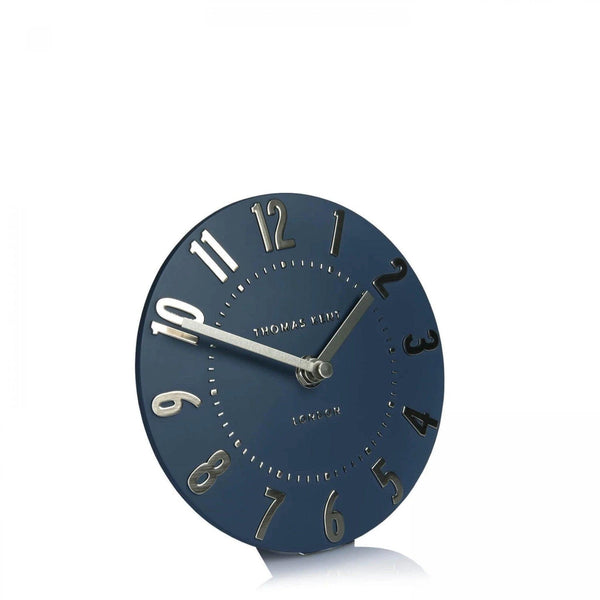 6" Mulberry Mantel Clock Midnight Blue - Distinctly Living 