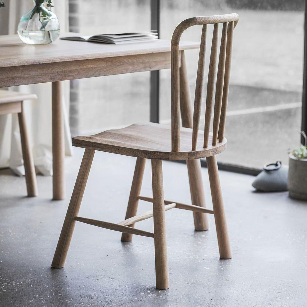 A Pair of Balham Chairs - Oak or Black - Distinctly Living 