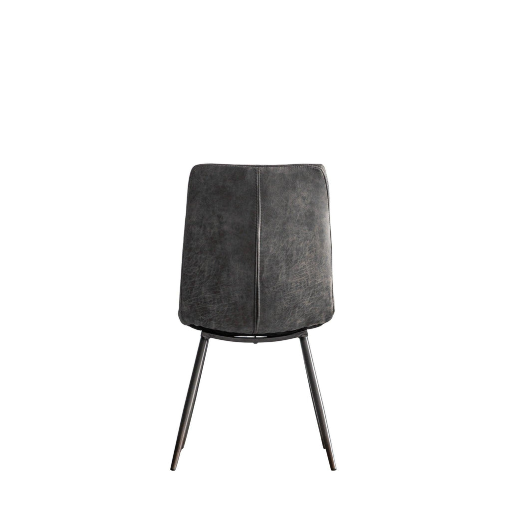 A Pair of Derwent Chairs - Grey or Brown - Distinctly Living 