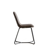 A Pair of Hawkins Dining Chairs - Charcoal, Brown or Ember - Distinctly Living 