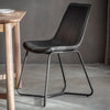 A Pair of Hawkins Dining Chairs - Charcoal, Brown or Ember - Distinctly Living 