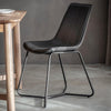 A Pair of Hawkins Dining Chairs - Charcoal, Brown or Ember - Distinctly Living
