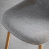 A Pair of Minack Chairs - Light Grey/Oak - Distinctly Living