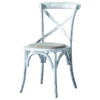 A Set of Two Paris Bistro Chairs - Beach White, Slate or Natural - Distinctly Living 