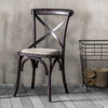 A Set of Two Paris Bistro Chairs - Beach White, Slate or Natural - Distinctly Living 