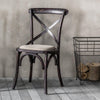 A Set of Two Paris Bistro Chairs - Beach White, Slate or Natural - Distinctly Living