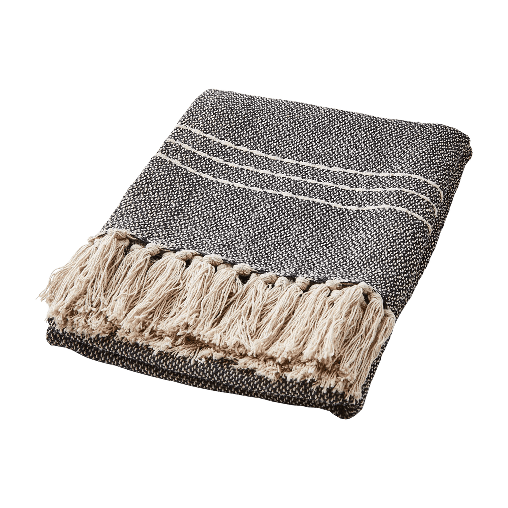 Anna Throw Charcoal - Distinctly Living