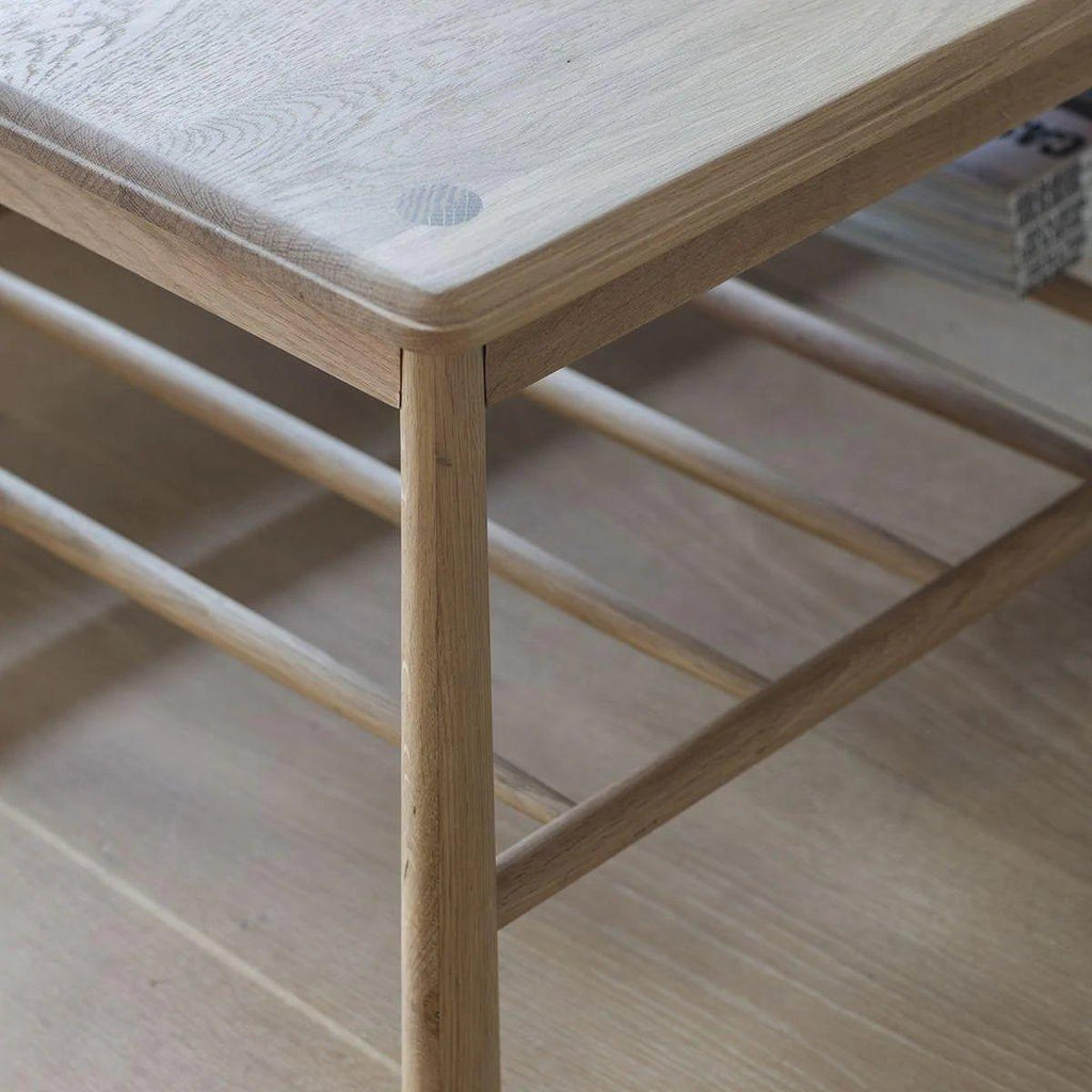 Balham Coffee Table Oak or Black - Distinctly Living