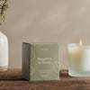 Bergamot & Nettle, Lamorna Glass Candle - Distinctly Living 