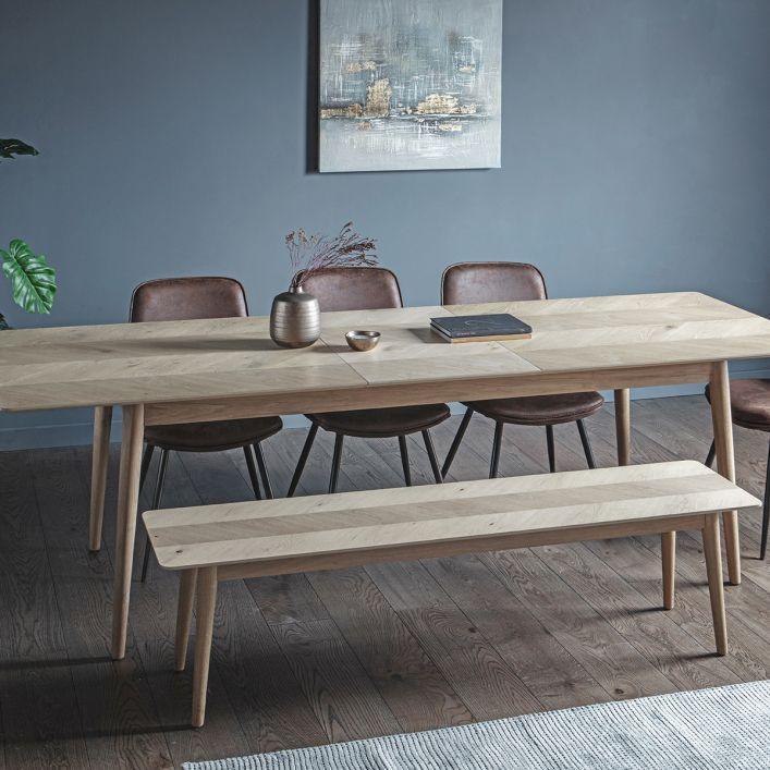 Bigbury Seater Extending Oak Table - Distinctly Living 