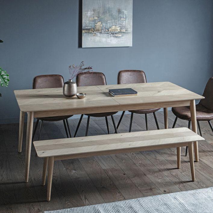 Bigbury Seater Extending Oak Table - Distinctly Living 