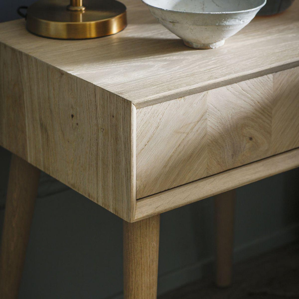 Bigbury Side Table With Drawer - Distinctly Living 