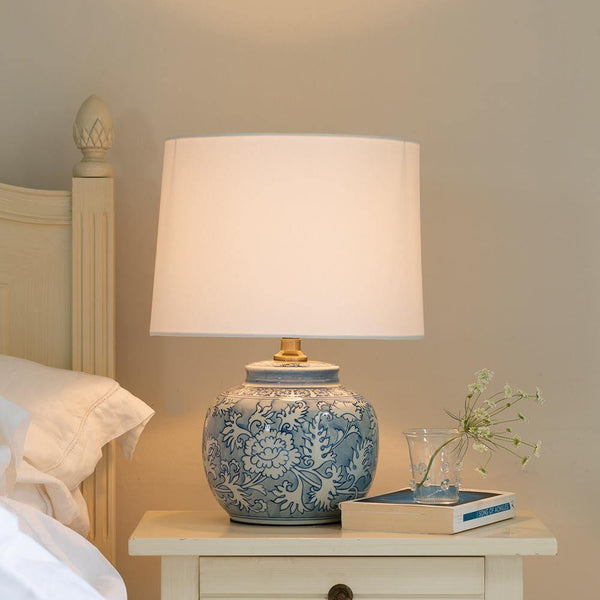 Blue Foliage Lamp - Distinctly Living