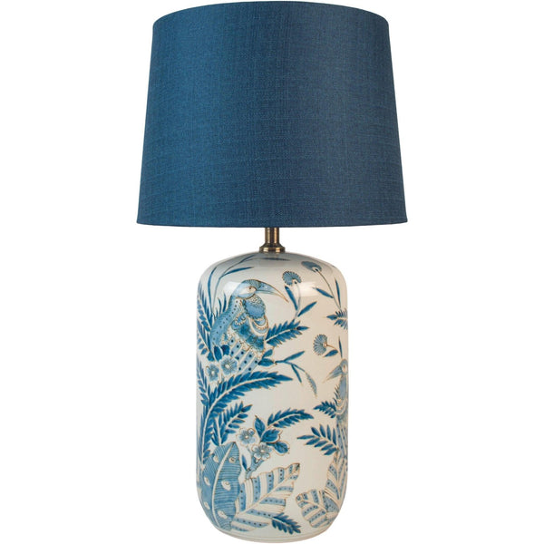 Blue Parrot Lamp and Shade - Distinctly Living