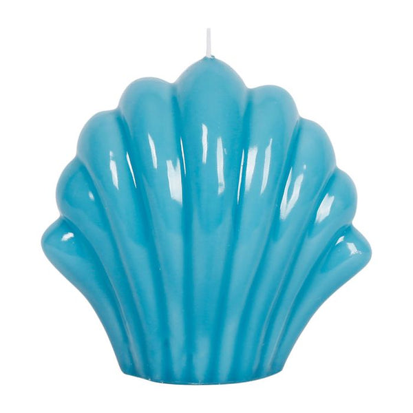 Blue Scallop Shell Candle - Distinctly Living