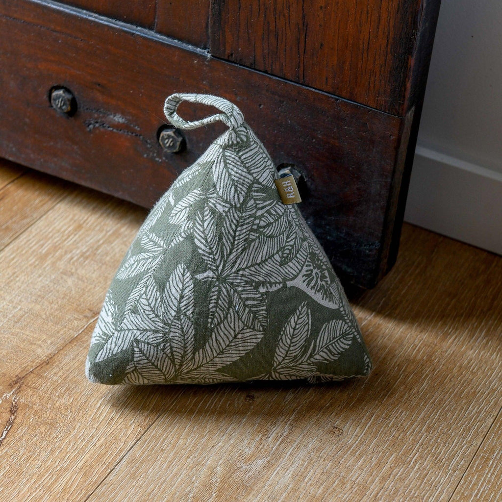 Botanical Doorstop - Olive or Slate - Distinctly Living 