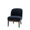 Boucle Accent Chair - Blue or Vanilla - Distinctly Living