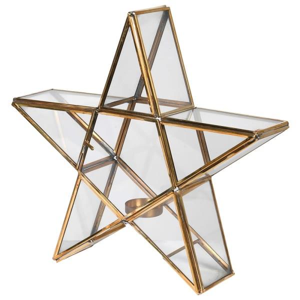 Brass Star Candle Holder - Distinctly Living 