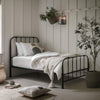 Brompton Classic Bed - Single, Double, King - Black or Ivory - Distinctly Living 