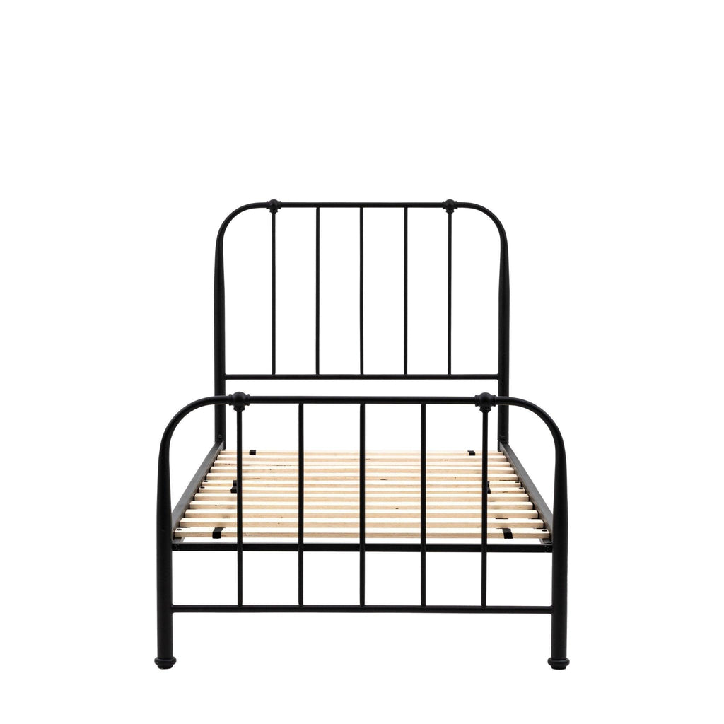 Brompton Classic Bed - Single, Double, King - Black or Ivory - Distinctly Living 