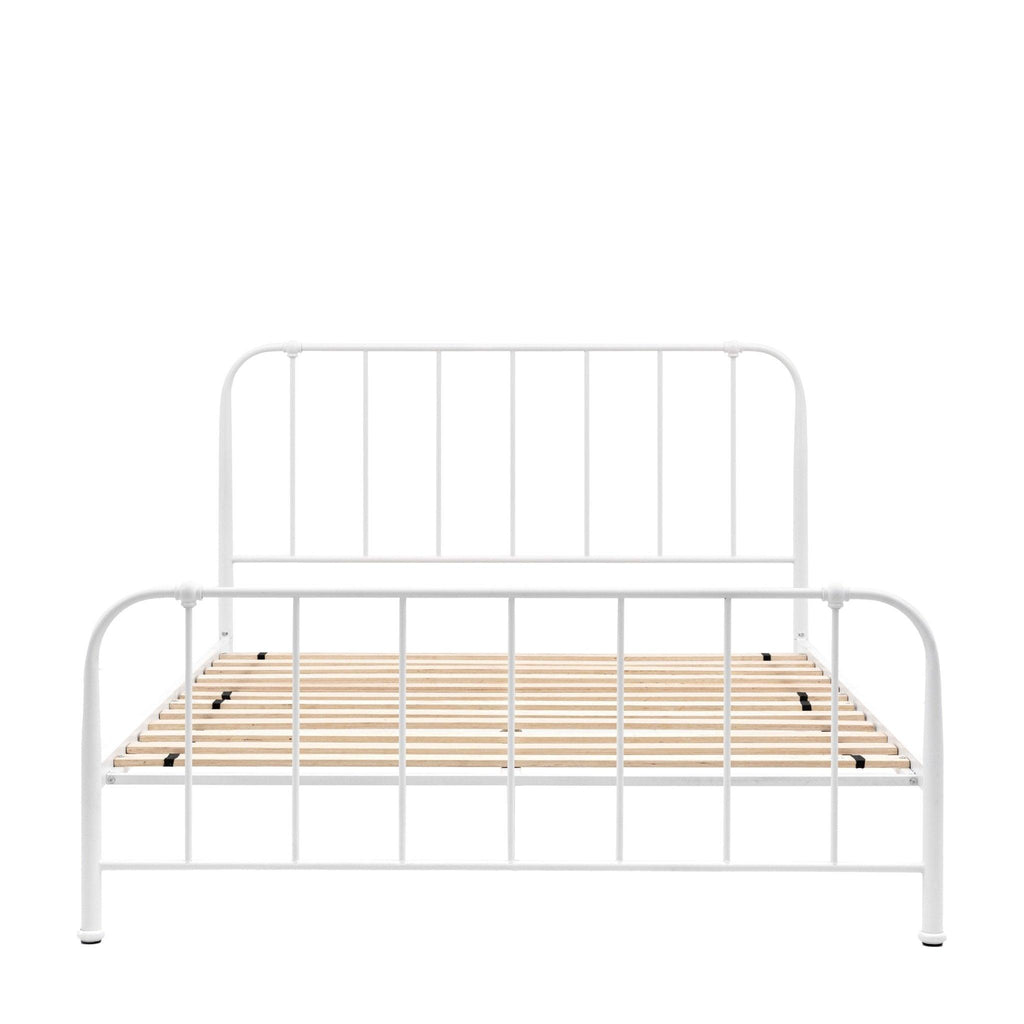 Brompton Classic Bed - Single, Double, King - Black or Ivory - Distinctly Living 