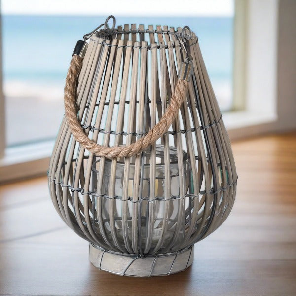 Coastal Roped Lantern - Distinctly Living