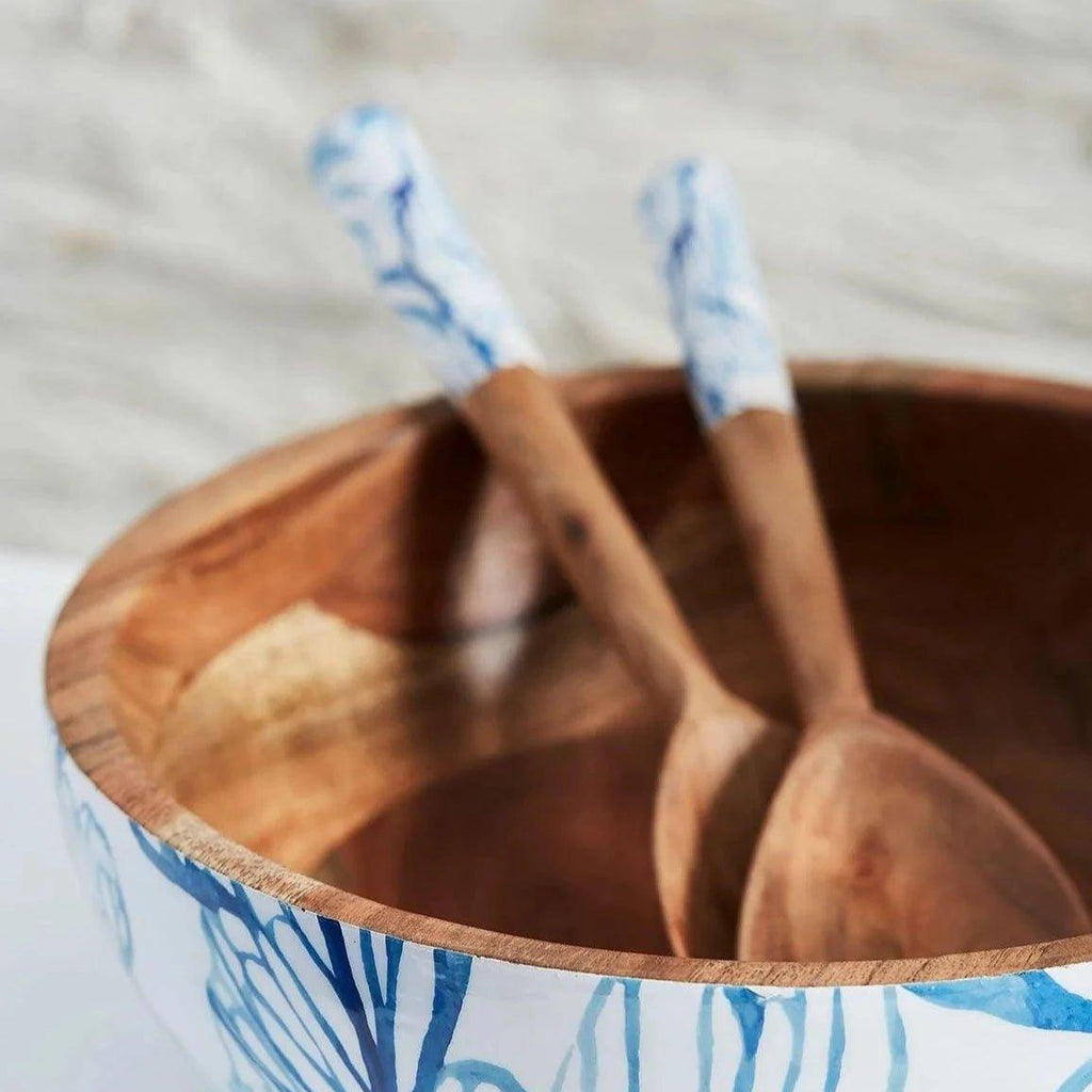 Coral Salad Servers - Distinctly Living